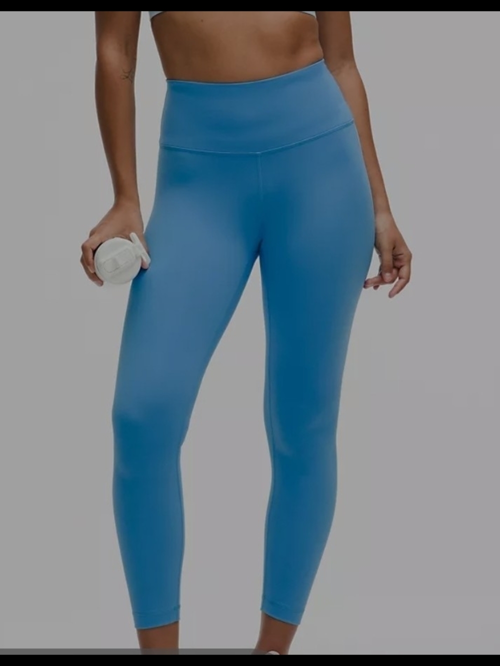 Lululemon athletica High-Rise Brigh Ocen Blue Leggings Size 12